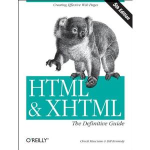 HTML & XHTML: The Definitive Guide, Fifth Edition, Paperback