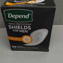Depend Shields Incontinence Pads for Men, Light Absorbency, 58 Count