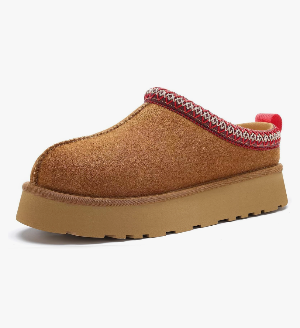 Women's Slippers Platform Mini Boots Short Ankle Boot Fur Fleece Lined Sneakers House slippers Anti-Slip Boot For Outdoor, 42