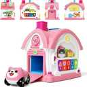 Montessori Toys for 1 Year Old Girl Gift, Musical Learning House with Lights & Sounds, Interactive Musical Toys for Baby Girls 12-18 Months,First 1st Birthday Gifts,Toddler Toy for 1,2,3 Year Old Girl