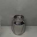 Stainless Steel Milk Can Tank | Stainless Steel Jug, Rustic Milk Cans with Lid, Old Fashion Milk Jug 4 Liter (1 Gallon)