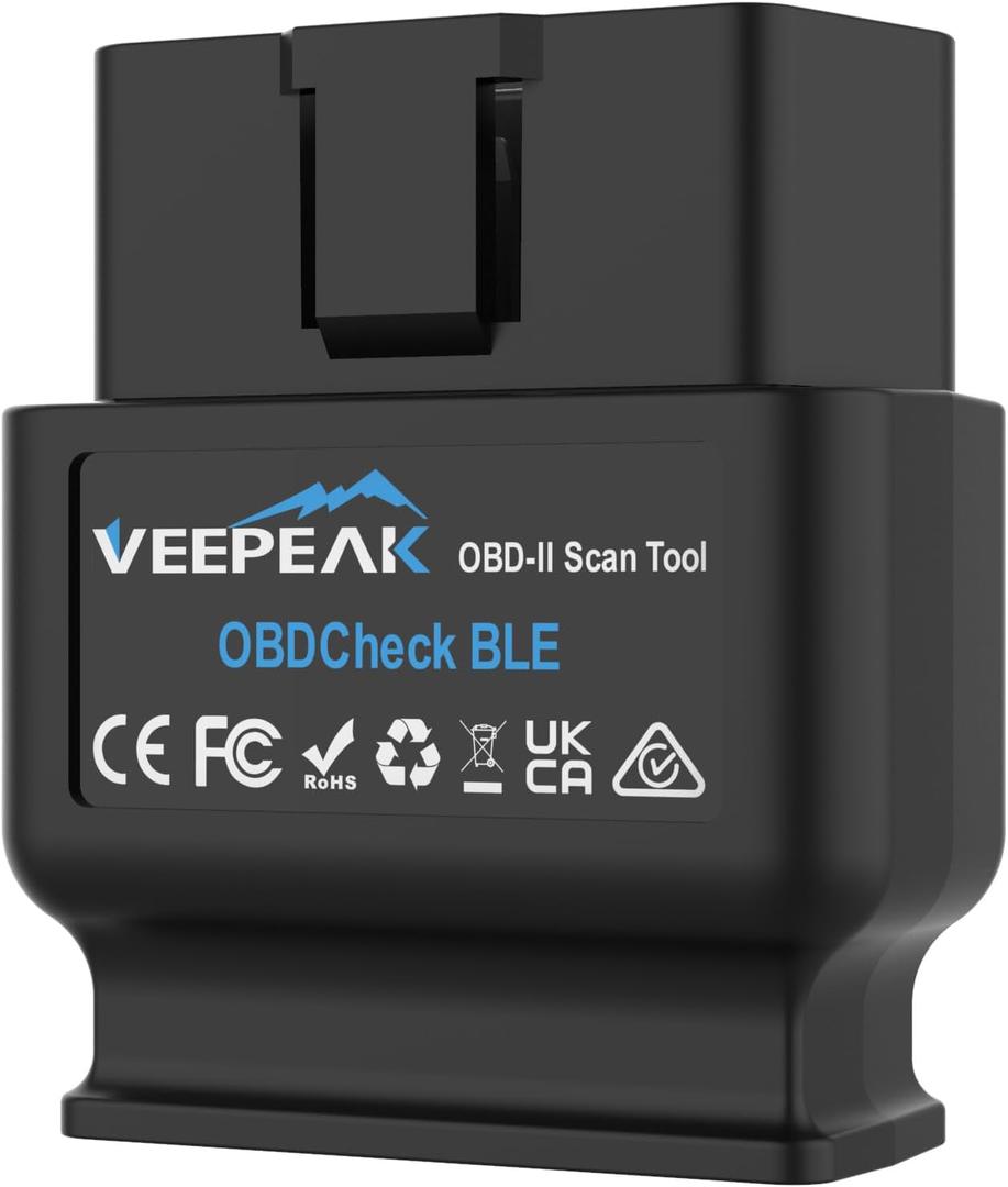 Veepeak OBDCheck BLE Bluetooth OBD II Scanner Car Check Engine Light Code Reader, Auto Dual Mode Bluetooth Diagnostic Scan Tool for iOS & Android