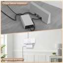 2 in 1 Starlink Gen 3 Router Mount & StarLink Gen 3 Power Supply Holder, Starlink Mesh Router Wall Mount Bracket for Indoor RV, Star Link V3 Mounts Accessories Space Saving (White)