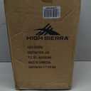 High Sierra Hi-Life 3-in-1 Convertible Wheeled Backpack - Features Removable Daypack, Stack-It Strap, Adjustable Handle, Fleeced Pocket For Scratch Protection, Dual Water Bottle Pockets - Green/Yellow