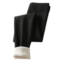 Women's Classic Warm Elastic Solid Color Leggings Solid Color Comfortable Soft High Waisted Leggings, S