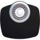 Adamson A25 Scales for Body Weight - Up to 400 LB - 5.3" Dial on 12.4" x 10.2" Platform - Anti-Skid Rubber Surface - High Precision Bathroom Scale Analog - Durable with 20-Year Assurance - Gold