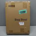 SOYO Mobility One Step Stool, Heavy Duty Indoor Outdoor Non-Slip Small Step Platform Assistive Device for Adult Elderly, Standing Support and Step Riser for Car, Bed, Door, Stair, Bathroom Black-Black