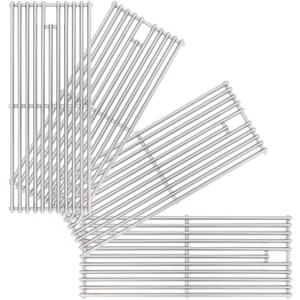 Upgrade 4 Pack 18" x 7-3/8" Heavy Duty Stainless Steel Triangle Solid Rod BBQ Cooking Grill Grate Replacement Parts for Blaze Grill 3, 4, 5 Burner Grill Models, 5 Models Blaze And More