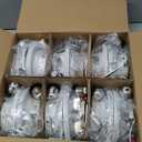 12 Pack 4 Inch LED Can Lights with Night Light, 5CCT Retrofit Recessed Lighting Selectable 2700K-6000K Dimmable, 9W=55W, 630LM Downlight with Metal Smooth Trim - ETL and Energy Star (5CCT+NT-WH)