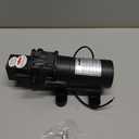 bayite 12V DC Water Transfer Pump with 2 Hose Clamps 12 Volt Diaphragm Pump Self Priming Sprayer Pump with Pressure Switch 4.5 L/Min 1.2 GPM 80 PSI for Weed ATV Marine Boat