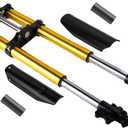 29" Pair Front Fork Shocker for 110CC 125CC Dirt Pit Bike, Complete 45/48mm Front Forks and Triple Clamp Handlebar Riser Set Fit For Dirt Pit Pro Trail Bike 110cc 125cc 150cc