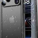 SPORTLINK for iPhone 17 Pro Case  IP68 Waterproof Military Protective Full Body Heavy Duty Shockproof 360 Sealed Dustproof with Camera Screen Protector Phone Cover for iPhone 17 Pro 6.3" Black
