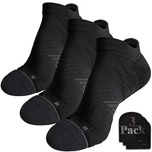 Hylaea Mens No Show Socks for Running Athletic, No Blister Moisture Wicking Anti-Odor Coolmax Sport Socks, Cushion Padded, Breathable, Black, 2 Pack, Large, 5Psc Hylaea Mens No Show Socks for Running Athletic, No Blister Moisture Wicking Anti-Odor Coolmax Sport Socks, Cushion Padded, Breathable, Black, 2 Pack, Large, 5Psc
