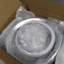 7" Headlight Trim Ring 4.5" Fog Light Visor Style Headlamp Frenched Rings Fit For Harley Dyna Touring Road King Electra Street Glide Tri Glide