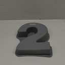 Ducodocu Silicone Cake Pans 3D Large Number Cake Mould Novelty Cake Tins DIY Baking Mold for Birthday Wedding Anniversary 10 inch Number of 2