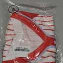 Baseball Shirt Jerseys for Women Baseball Jersey Game Day Fan Striped Baseball Player Button Down Short Sleeve Tops (Red, S)