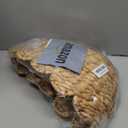 Scalloped Wicker Wall Basket Easy to Install with 2 Hooks, Handwoven Hanging Wall Dcor Wall Hanging Baskets for Organizing