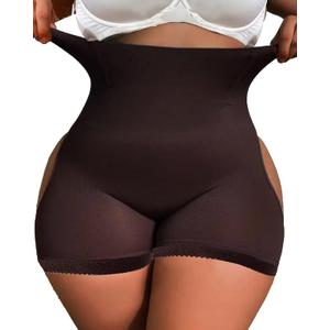 VENDAU Butt Lifting Shapewear for Women Butt Shaper Body Shaper Tummy Control Butt Lifter Panties for Women But Crossdresser (Black)