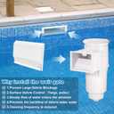 BigHead SPX1082CA Pool Skimmer Basket & SPX1082K Pool Skimmer Weir Door Flapper Weir Gate Assembly Compatible with Hayward In-Ground SP1082 SP1083 SP1084 SP1085 SP1086 SP1075White