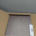 Office Chair Mat for Flat-Pile Carpet - 4-Piece Interlocking Desk Rug with Gripping Spikes & Beveled Edges, Clear PET Non-Slip Floor Mat for Gaming & Work