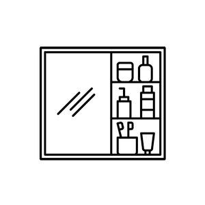  Medicine Cabinet  35x23 in Makeup Mirror 