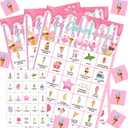 Kavoc Ice Cream Bingo Game for 24 Players - Party Games Cards for Adults, Baby Shower, Summer Holidays - Ice Cream Party Supplies