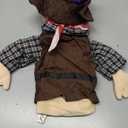 Role Play Hand Puppets Hand Plush Chef Doctor Fireman Pirate Detective Athlete Nurse Worker Hand Puppet Toys Puppets for Kids Storytelling Imaginative Pretend Play Teaching Preschool(Cowboy)