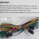 RECON Cab Light Wiring & Hardware Kit Part # 264156Y for 2007-2014 Sierra & Silverado 2500/3500 (Install Cab Lights on a Vehicle That Did Not Have Factory Installed Cab Lights)