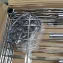 Amazon Basics 4-Shelf Adjustable Heavy Duty Steel Wire Rack Storage Shelving Unit for Kitchen, Garage, Easy Assembly, 350 lbs Per Shelf, 36" x 14" x 54", Chrome Silver