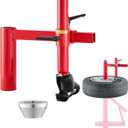 VEVOR Manual Tire Changer Duck Head Kit with Silver Cone, Fit for 16"-21" Wheels, Heavy Duty Manual Tire Changer Duck Head Adapter Kit, Mounting and Demounting Tool for Most Cars, SUVs, Trucks, ATVs