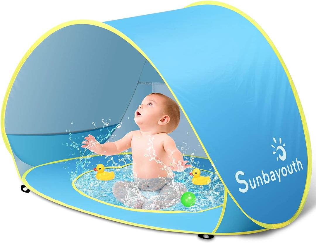 Sunba Youth Baby Pool Tent, UV Protection Infant Pop Up Sun Shelters Shade