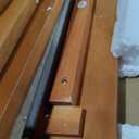 Sweetcrispy Solid Wood Bed Frame, Twin Size Bed Base with Wood Slat Support, Sturdy, Stylish & Noise-Free Design, No Box Spring Needed, Easy Assembly, 12 in Natural Pine (Brown)