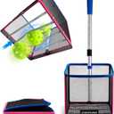 Pickleball Ball Picker Upper, Foldable Lightweight Basket with Telescopic Stainless Steel Handle, Effortless Multi-Ball Retriever & Grabber, Portable for Courts, Easy Storage