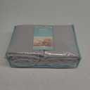 TILLYOU Microfiber Crib Bumper Gray 4 Pieces, 9.5 in x 27 in 9.5 in x 51 in