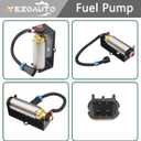 Fuel Pump for Mercruiser V-6 262 Mag EFI 4.3 96-97 / Gen 2 4.3 92-96 / Gen 2 4.3LX 92-96 / Gen+ 4.3 96-97 / Gen+ 4.3LXH 96-97 861155A5 861155A6 805656A5 805025A2 805656A6 18-8867