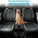 Mixsuper Liner Car Seat Organizer for Kia Sorento 2021-2026, Console Organizer Backseat Box with Cup Holders for Kia Sorento, Kids Toys Baby Supplies Dog Toy Box Storage Bin Travel Accessories