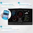 AcuRite Iris (5-in-1) Home Weather Station with Direct-to-Wi-Fi Wireless Display and Alerts for Remote Monitoring Indoor/Outdoor Temperature and Humidity with Wind Speed/Direction (01544M)