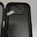 Aulumu A17 Shockproof iPhone 17 Pro Max Case | with Camera Control | CoolHyper | Aluminum Alloy Camera Frame | Multi-Layer Composite Protection - Black