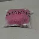 Charmo Women's High Waisted Bikini Sets Sporty Two Piece Swimsuit Ribbed Tummy Control Bathing Suit with Pockets (Medium, Violet Red)