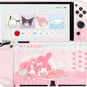 Switch Protective Case for Switch OLED, Kawaii Cartoon Slim Cover Case,Hard PC Protective Shell Compatible with Switch OLED Console