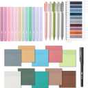 Mr. Pen- Aesthetic Book Annotation Kit, 38 pcs, Aesthetic Highlighters and Gel Pens, Transparent Sticky Notes, Transparent Sticky Tabs for Books, No Bleed Highlighters for Bible Pages No Bleed