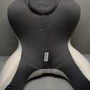 Reading Pillow for Sitting in Bed, 22H Back Pillow for Sitting Up,Lumbar Rest & Neck Support Bed Pillows,Backrest Bed Chair with Arms for Reclining,Gaming,Resting,Watching TV in Couch or Floor (Grey&white)