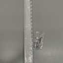 Necklace Holder Wall Hanging Organizer: Wall Mounted Jewelry Shelf with 18 Hooks, Display Hanger for Kids, Girls and Women, White & Metal