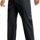 Mens Track Pants Quick Dry Lightweight Joggers Athletic Running Pants Zipper Pockets (XXL)