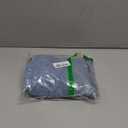 OYOANGLE Women's Vintage Bowknot Spaghetti Strap Denim Romper Sleeveless Wide Leg Jean Short Jumpsuits (Medium)