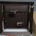 Emliviar 2-Light Ceiling Light, 12" Flush Mount Ceiling Lighting Fixture, Oil Rubbed Bronze Finish, 3040-2 ORB