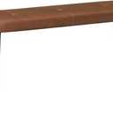 HOOBRO Dining Bench, Dining Room Bench, Upholstered Bench, with PU Leather Padded Seat, Steel Frame, Easy to Assemble, for Kitchen, Dining Room, Hallway, Bedroom, Entryway, Brown and Black CB100CD01