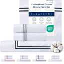 Ella Jayne Twin Duvet Cover 100% Cotton Percale Soft Black Design 2 Pcs | Duvet Cover Twin | Soft Cotton Percale | 68 x 90 Inch Cover | Includes 1 Matching Pillow Sham | Black Design