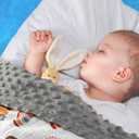 3 Pack Soft Boho Baby Gender Neutral Blankets for Newborn Baby Girls or Boys Unisex Nursery Toddler Baby Throw Blanket Double Layer Blankets with Dotted Backing Sun Rainbow Printed (Boho)