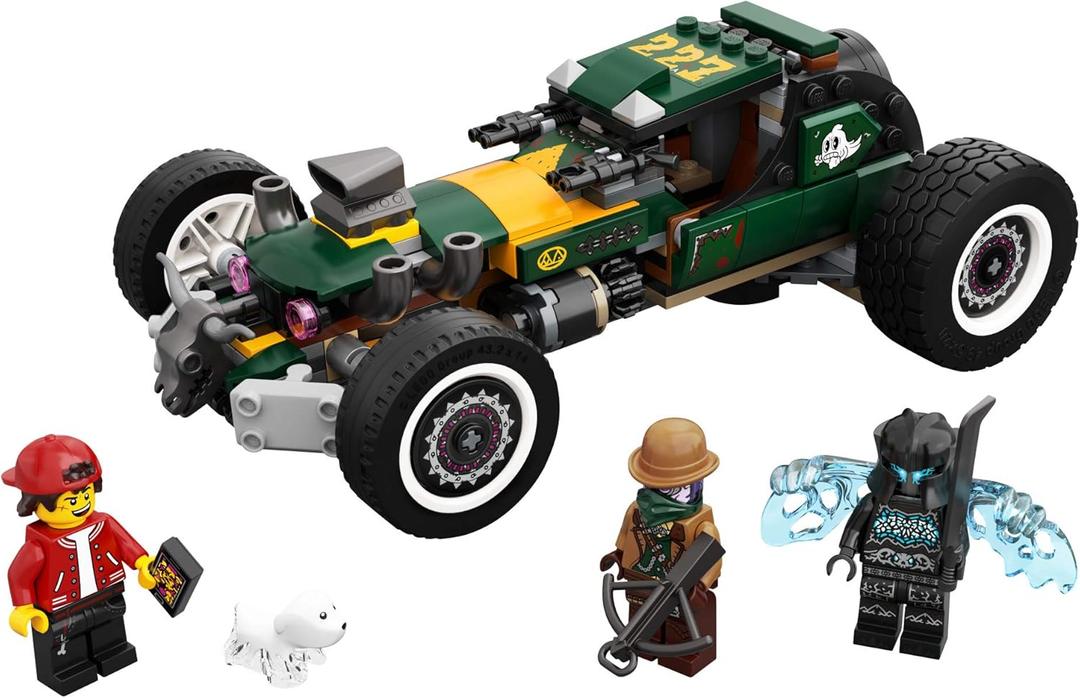 LEGO Hidden Side Supernatural Race Car 70434, Popular Augmented Reality (AR) Ghost Toy, App-Driven Ghost-Hunting Kit, Includes Jack, Vaughn and Shadow-Walker Minifigures (244 Pieces)